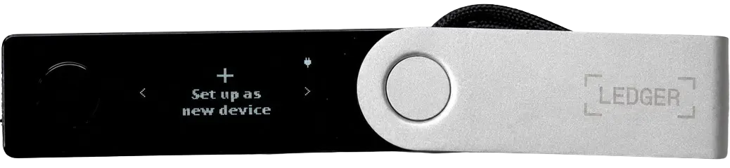 Ledger Nano X setup new device