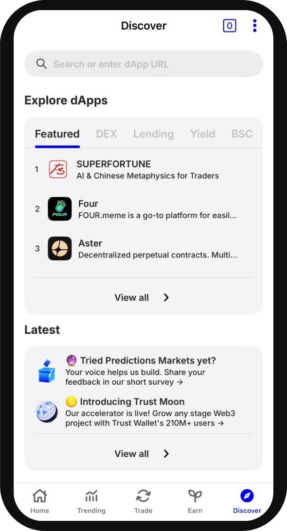 Trust Wallet Discover