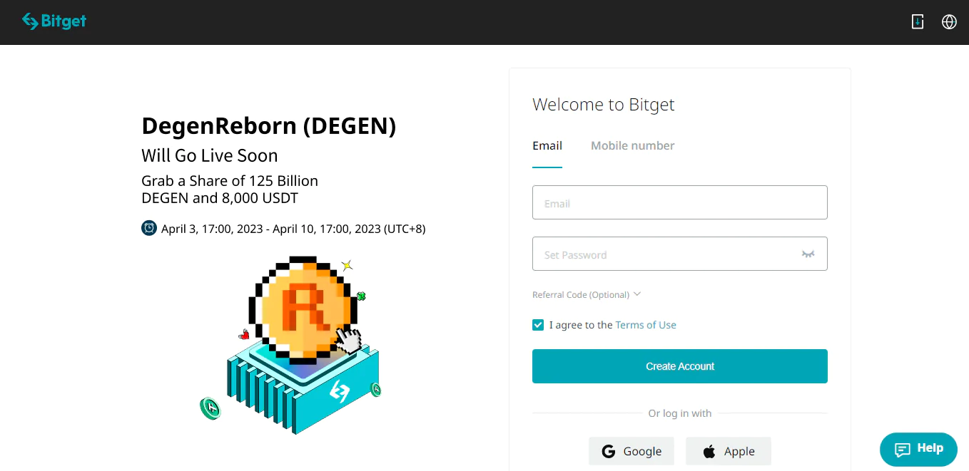 Create an Account & Verify