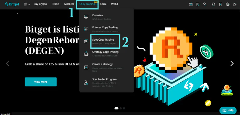 How to do Spot Copy Trading?