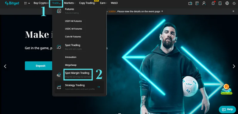 How to Perform Spot Margined Trading on BitGet?
