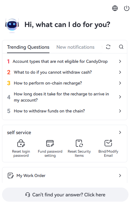 Gate.io Live Chat