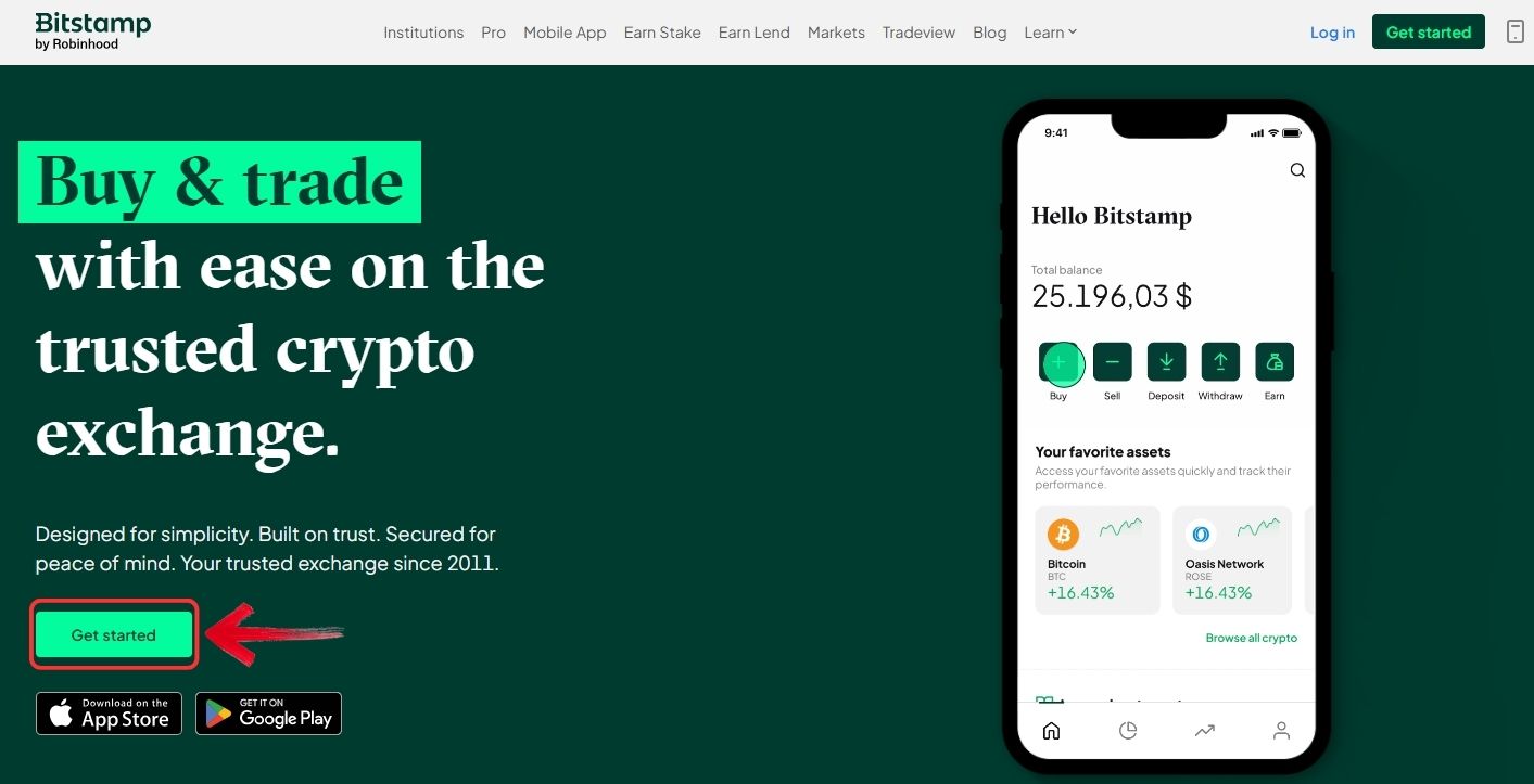 Get Started on Bitstamp