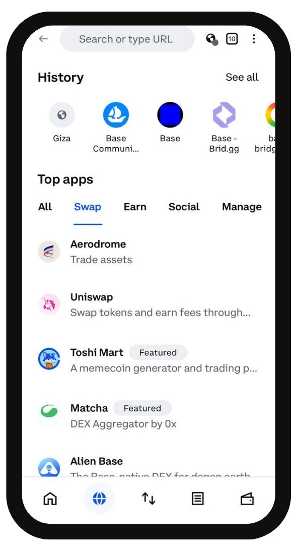 Base dApp Browser