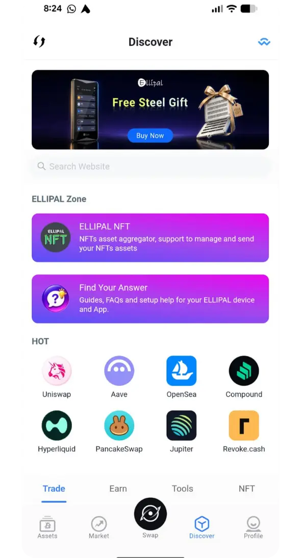 ELLIPAL mobile App