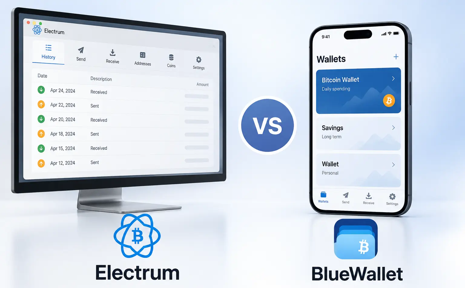 Electrum vs BlueWallet