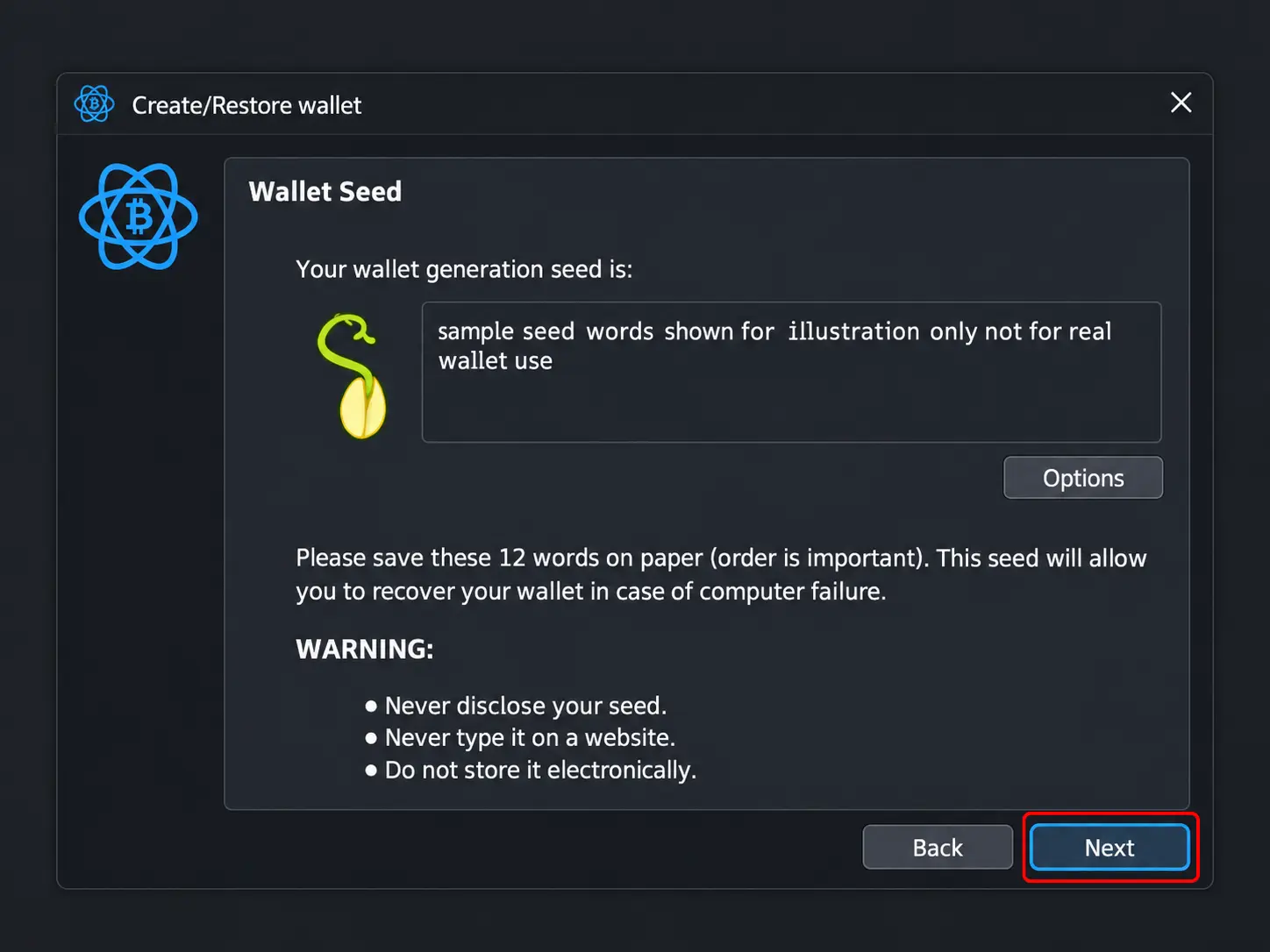 Electrum wallet seed phrase