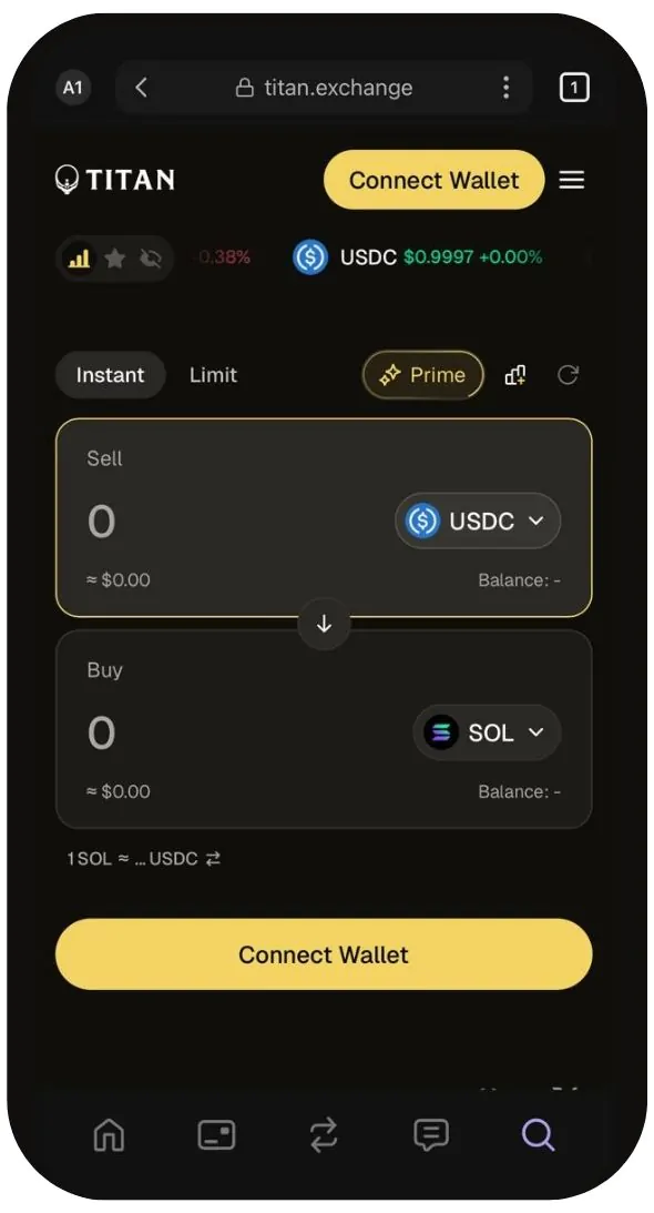 Phantom Wallet built-in browser