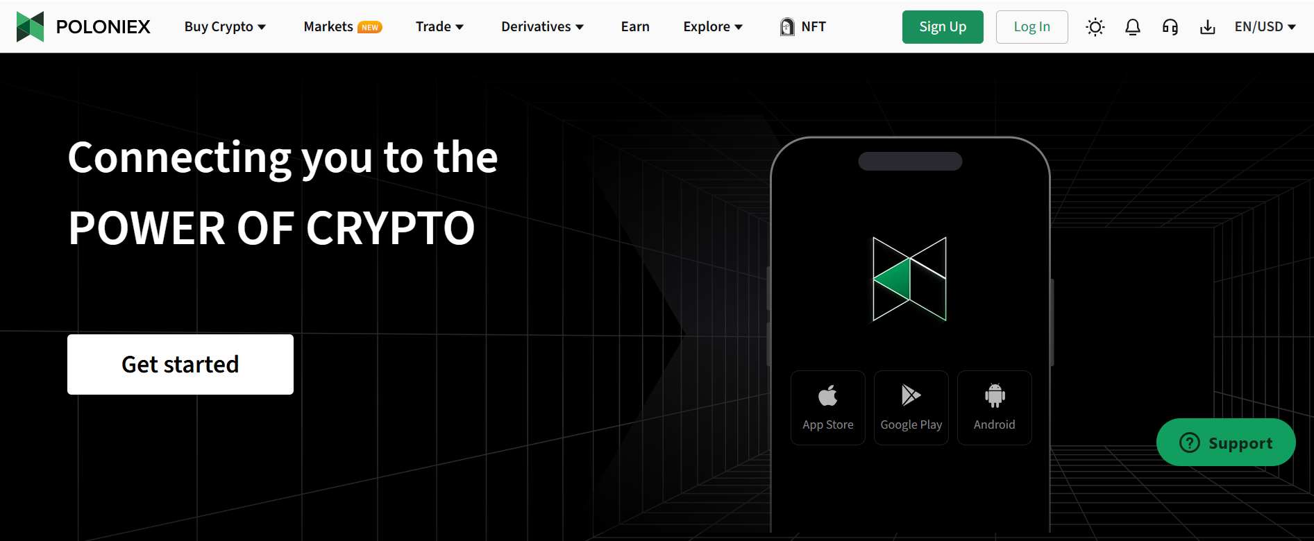 Poloniex Homepage