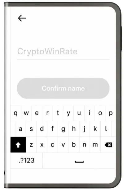 Setup Ledger Stax name