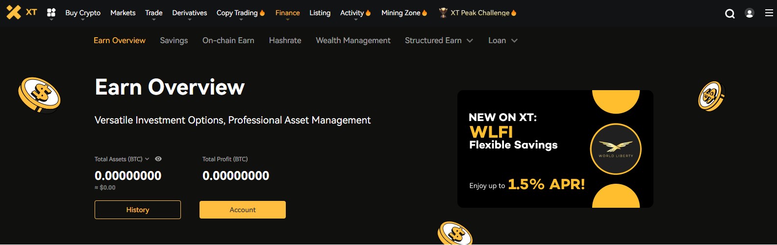 XT.com Earn