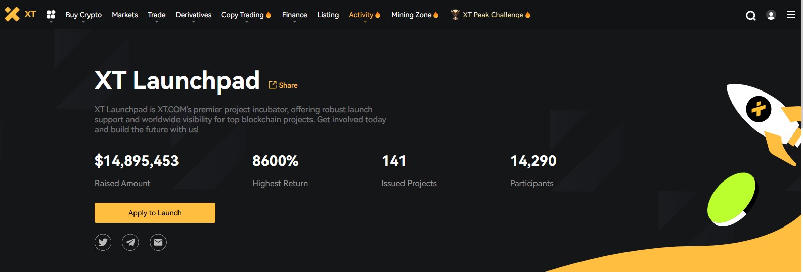 XT.com Launchpad
