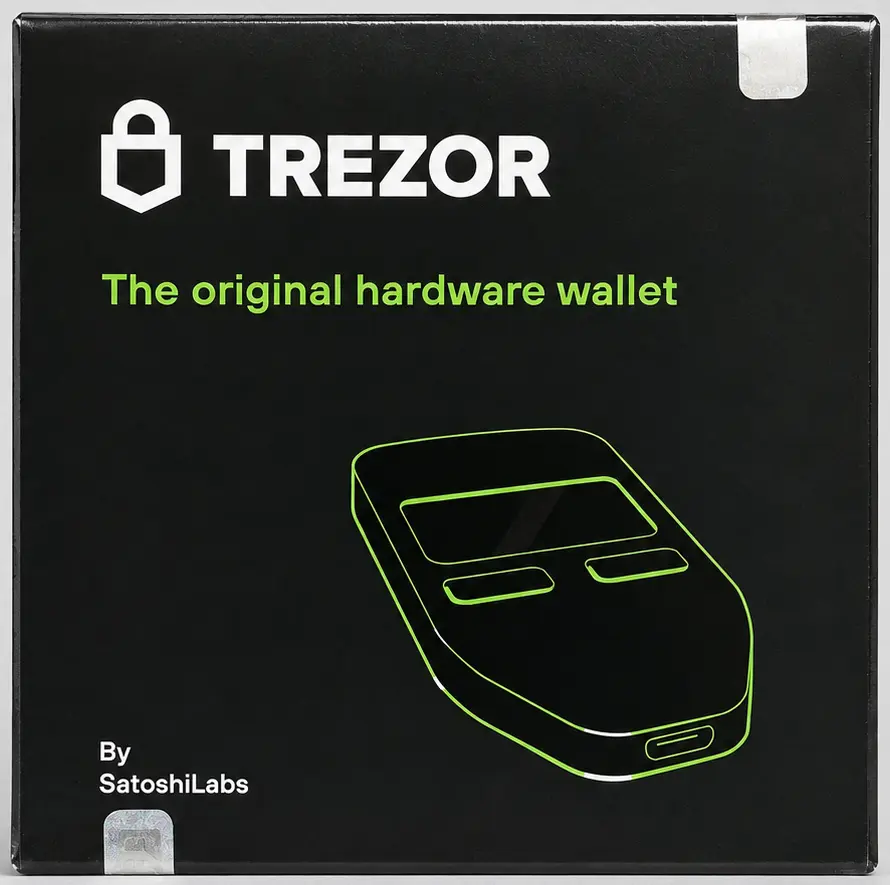 trezor model one unboxing