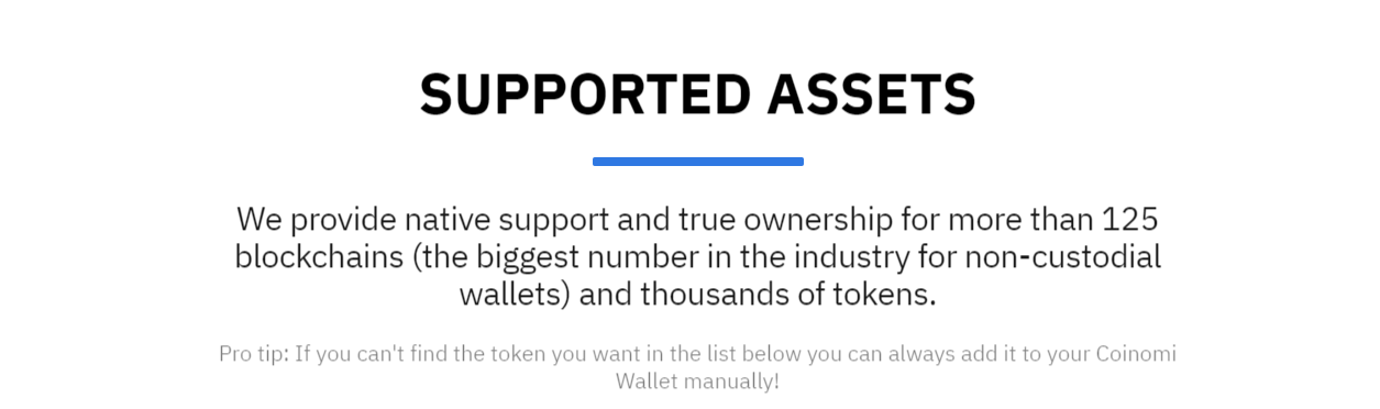 Provides Support For More Than 1,770 Coins