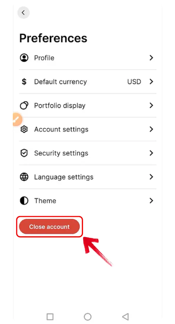How to Delete Gemini Account on Mobile App (3)