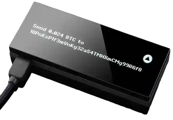 KeepKey wallet screen