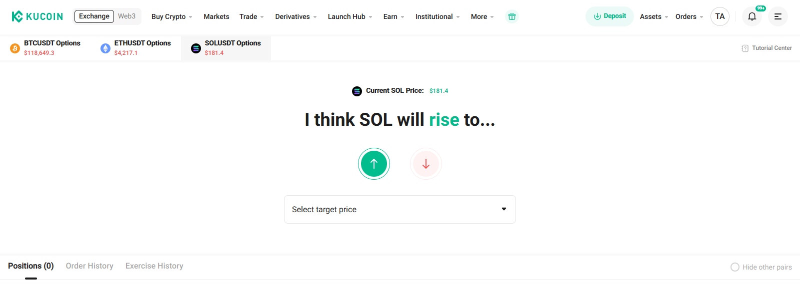 KuCoin Options Trading