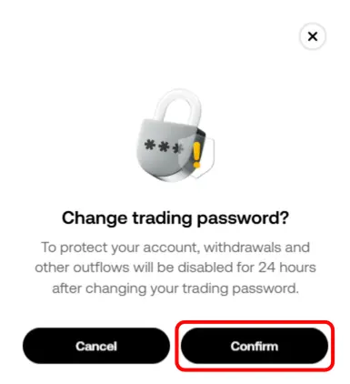 KuCoin security message