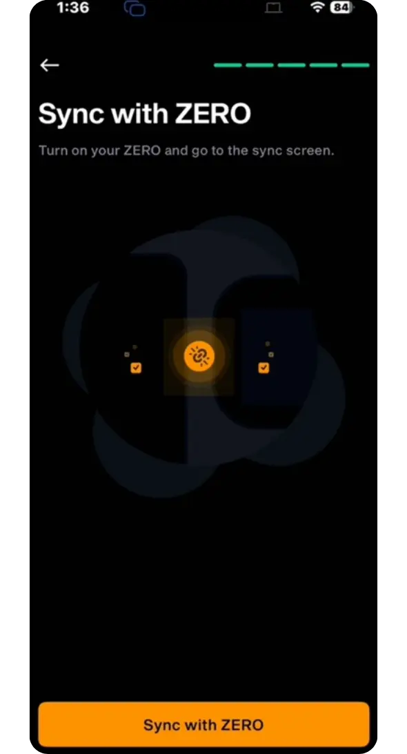 Sync Liquid App and ZERO Wallet
