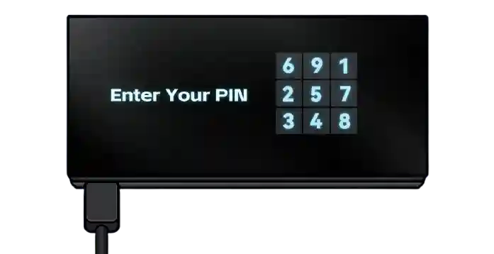 keepkey Scrambled PIN