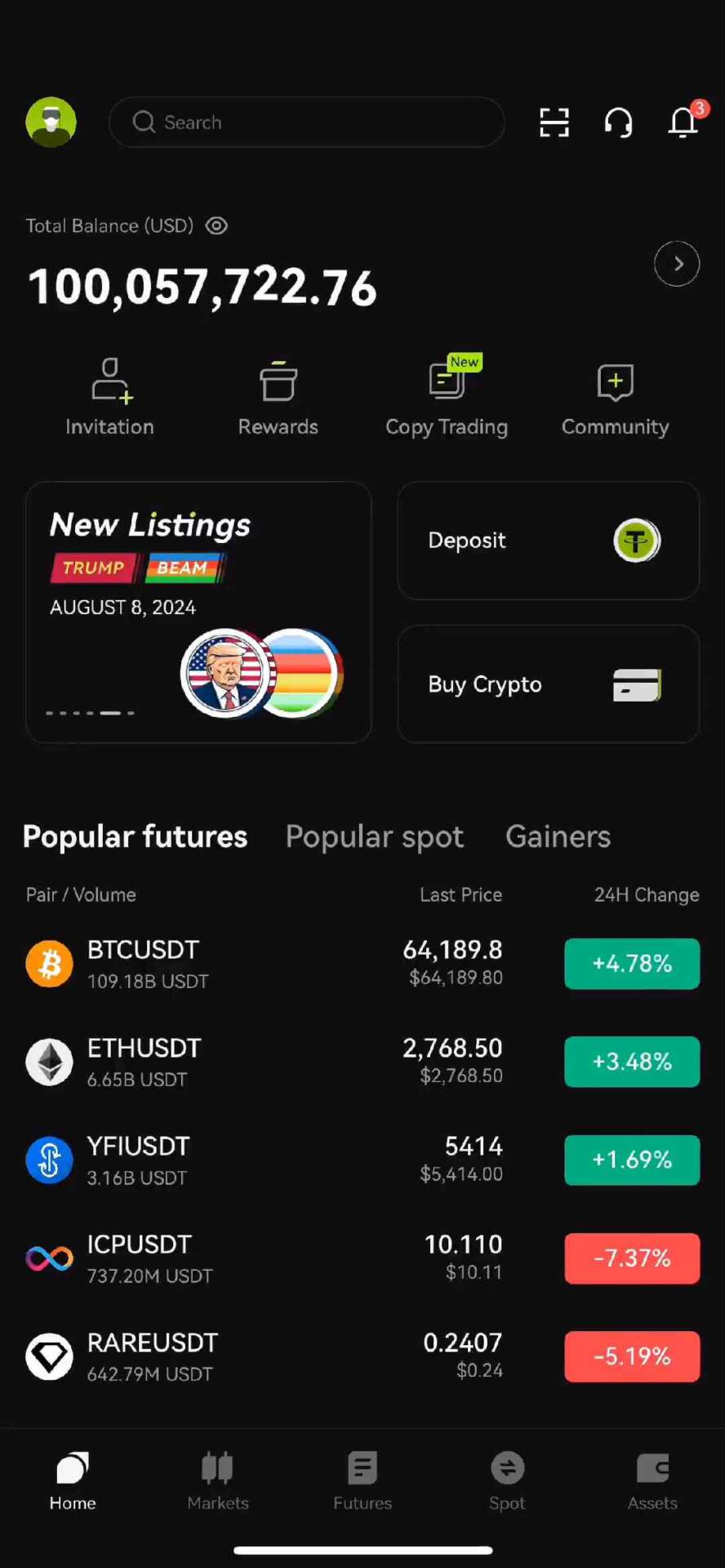 Bitunix Mobile App