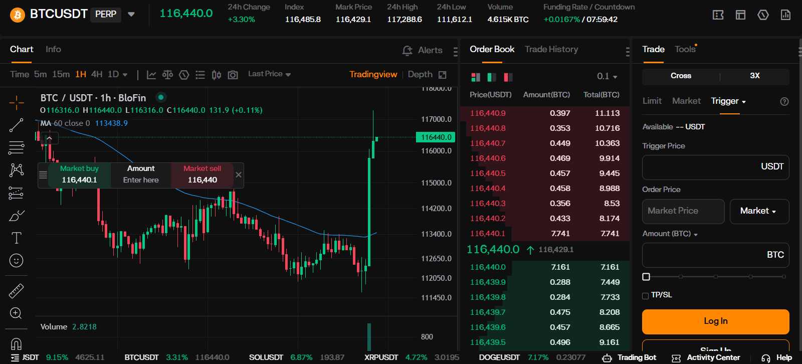 BloFin Futures Trading