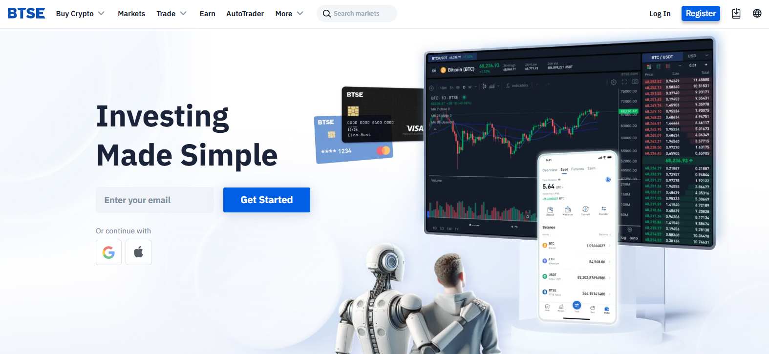 BTSE Homepage 2025