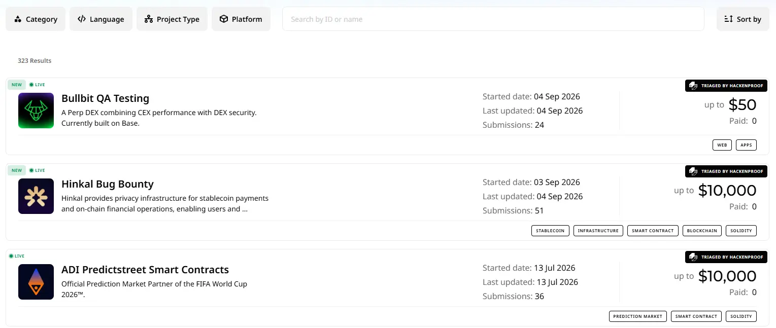 Crypto Bug Bounty Programs
