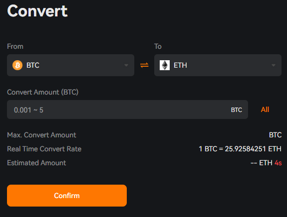 Deepcoin Convert
