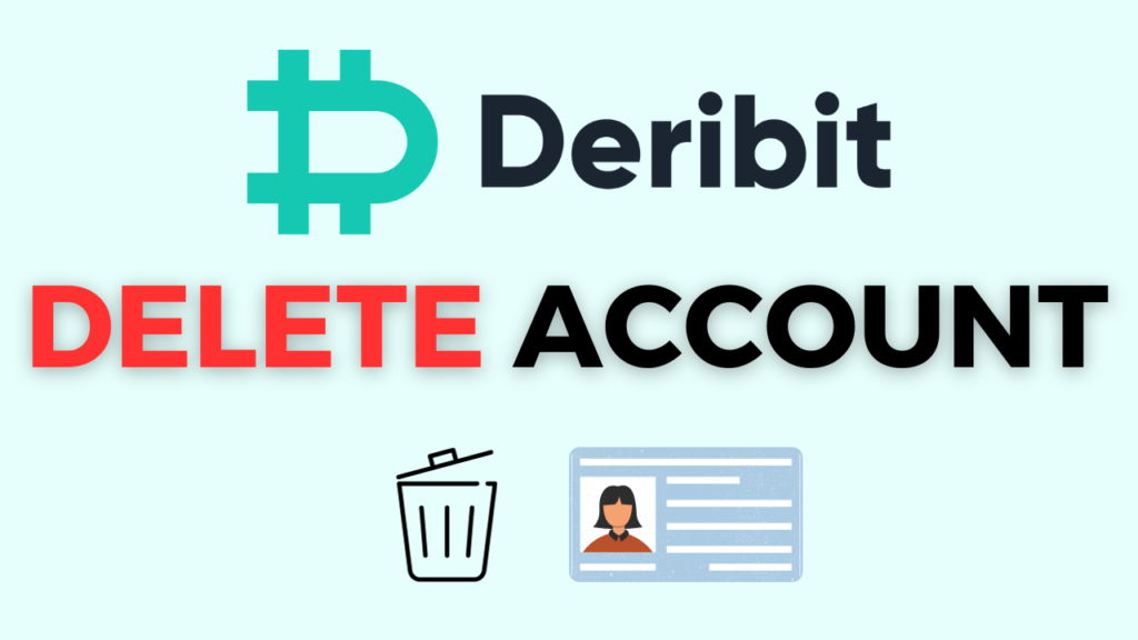 How to delete deribit account