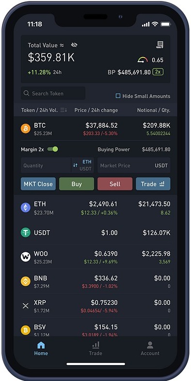 WOO X Mobile App