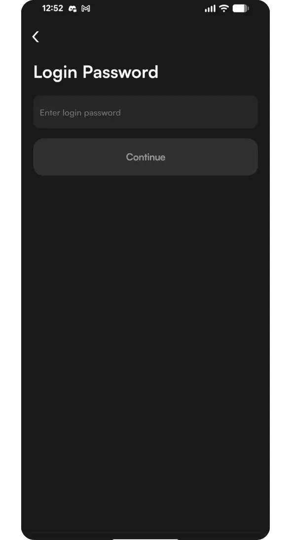 CoinW password security for account deletion