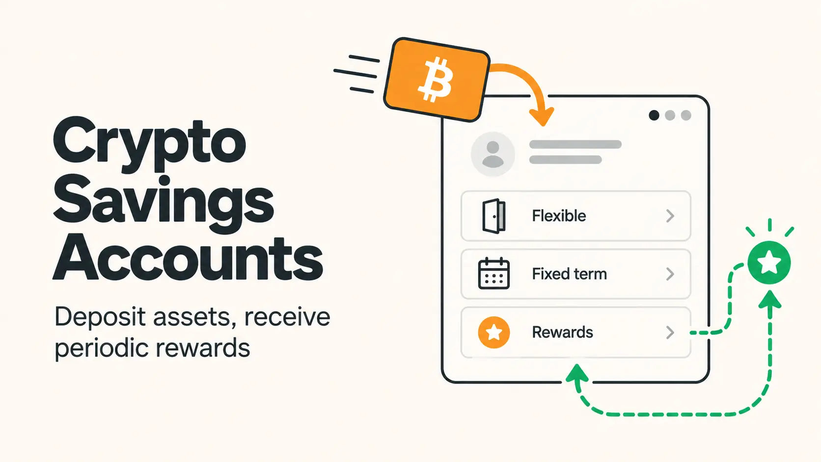 Crypto saving account for crypto passive income
