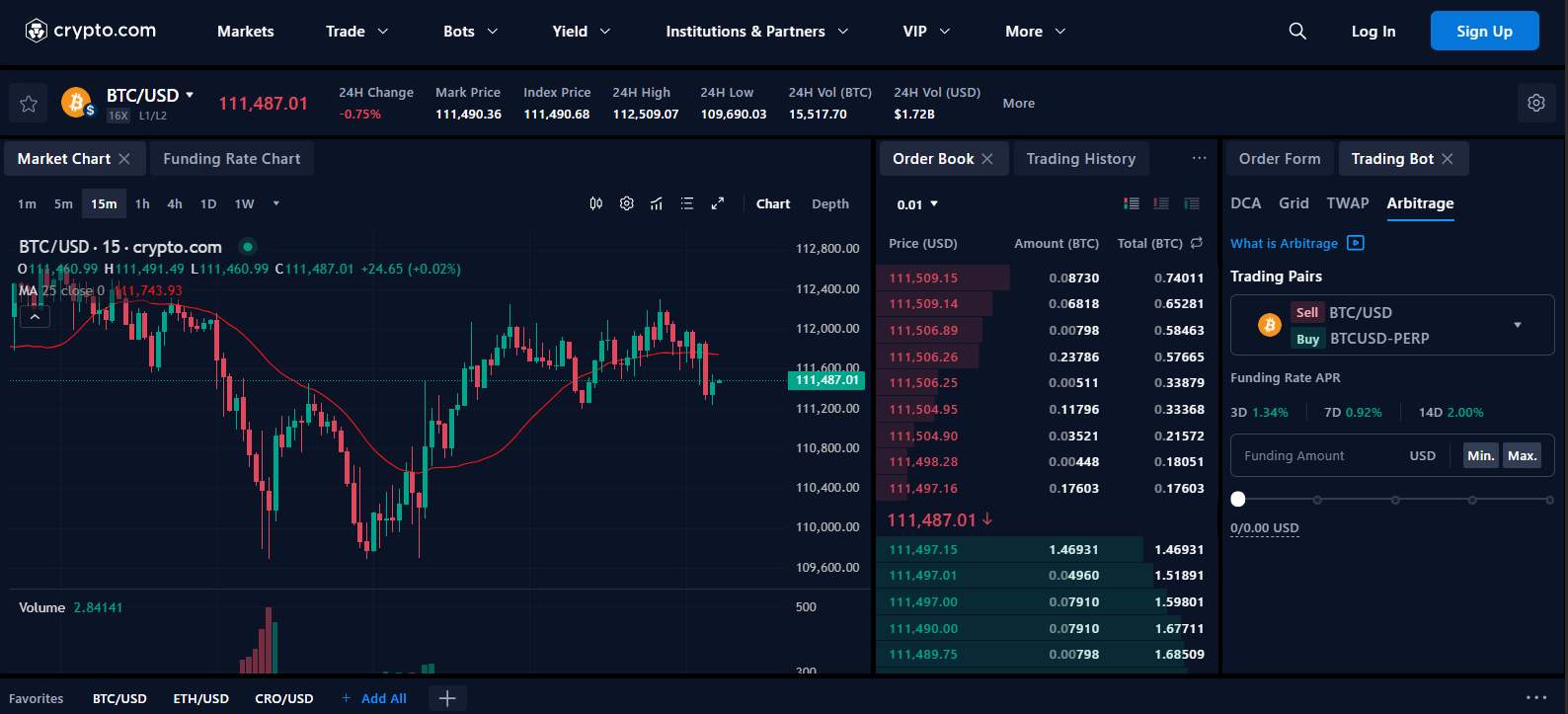 Crypto.com Bot Trading