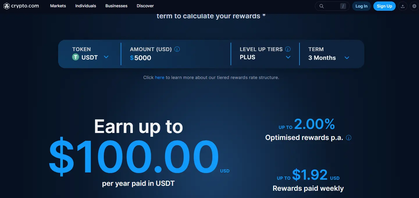crypto.com staking platform
