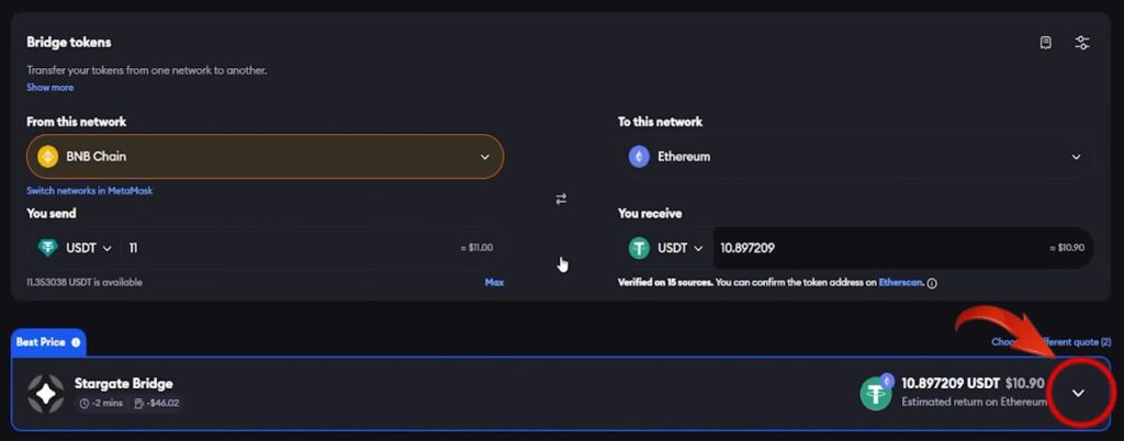 How to use the MetaMask Bridge