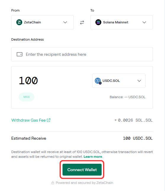 bridge to ZetaChain