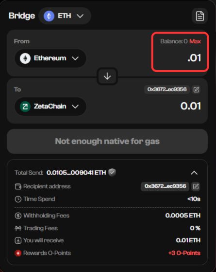 bridge to ZetaChain