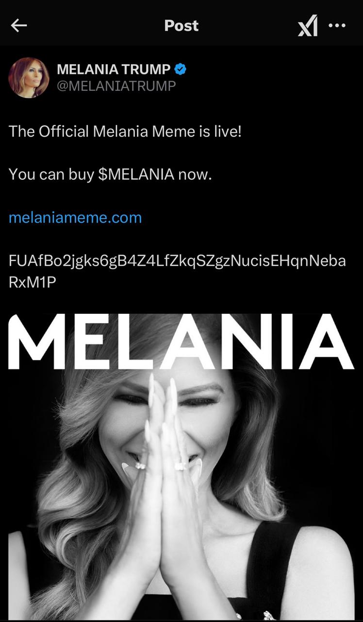 Melania Memecoin kaufen