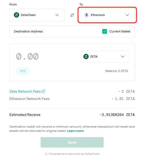 bridge to ZetaChain