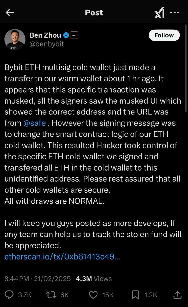 bybit hack