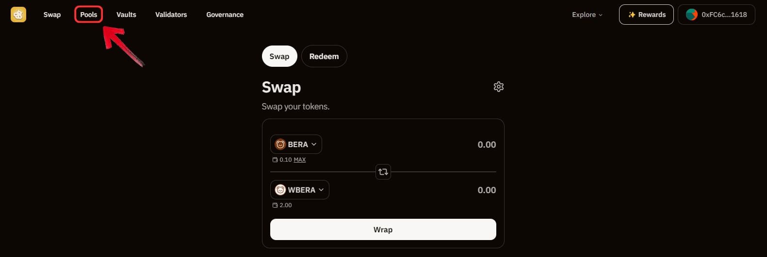 Earn with BERA