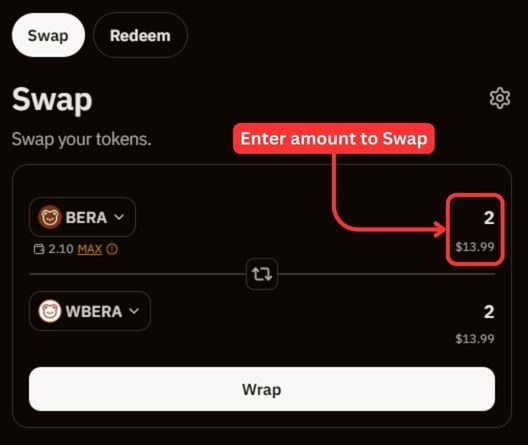 Earn with BERA