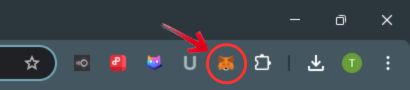 Open MetaMask extension