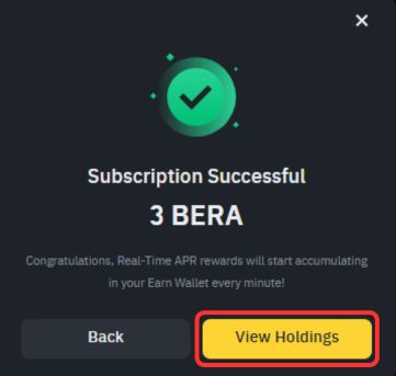 Earn with BERA