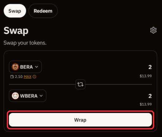 Earn with BERA