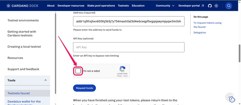 Cardano Captcha