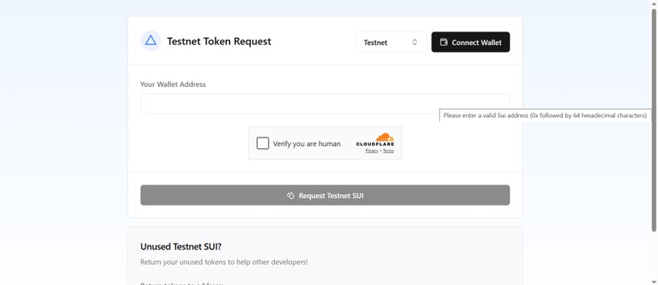 Official SUI Faucet