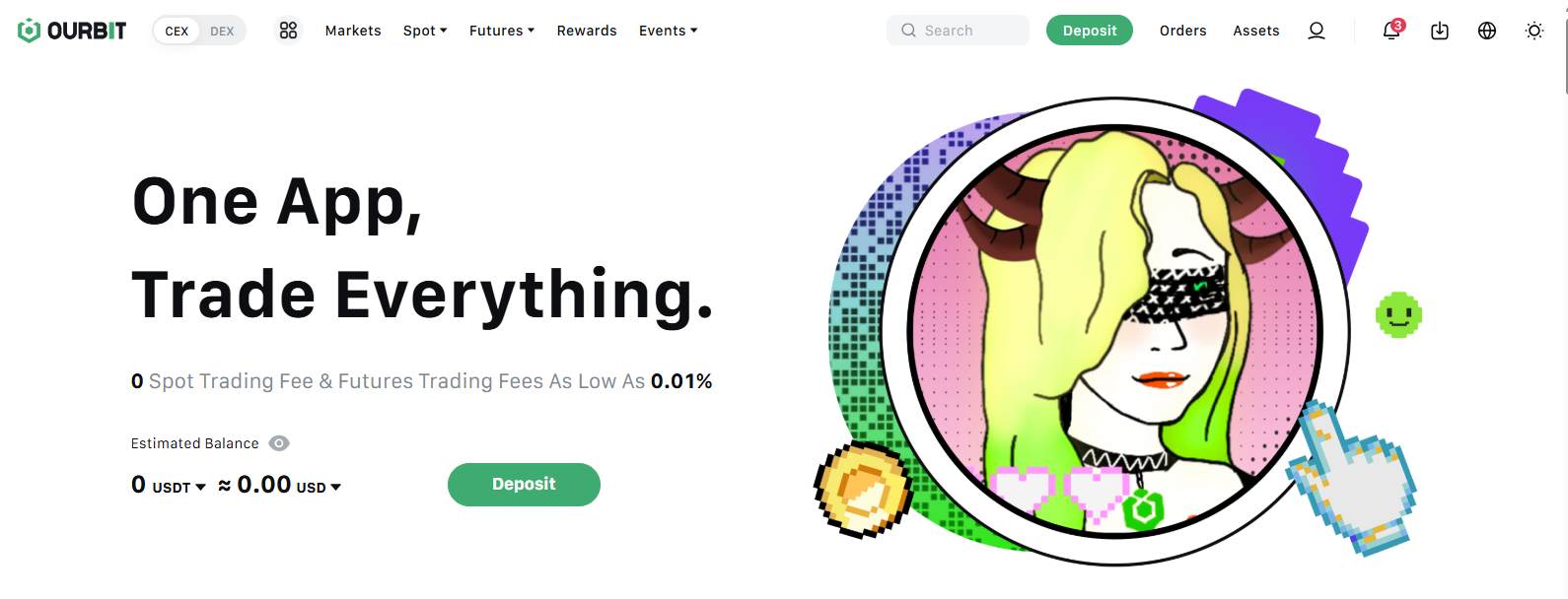Ourbit homepage