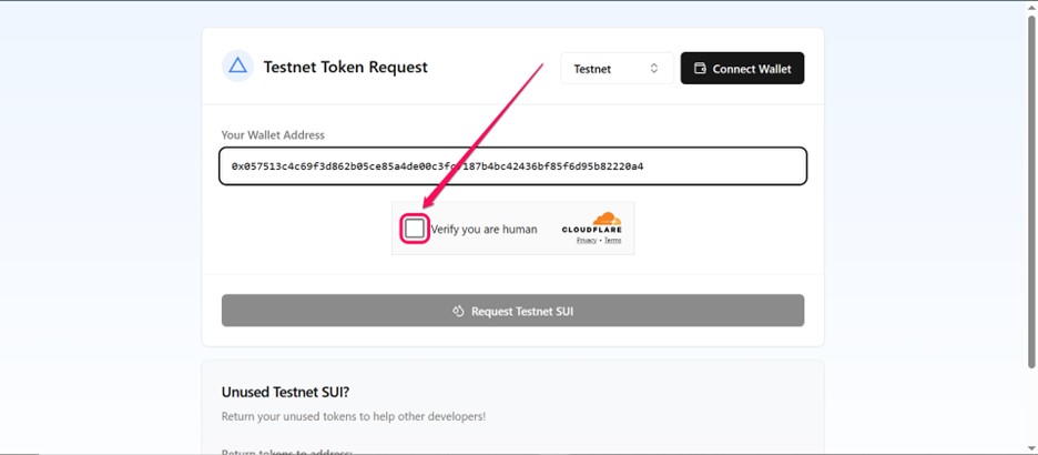 Verify Faucet CAPTCHA